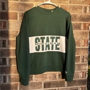 Tailgate Michigan State Spartans MSU Crewneck Sweatshirt Small